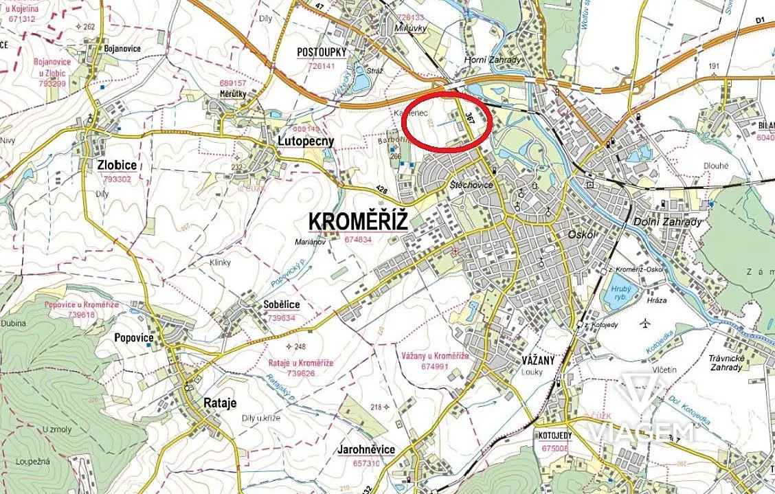 Prodej pole 6557 m²